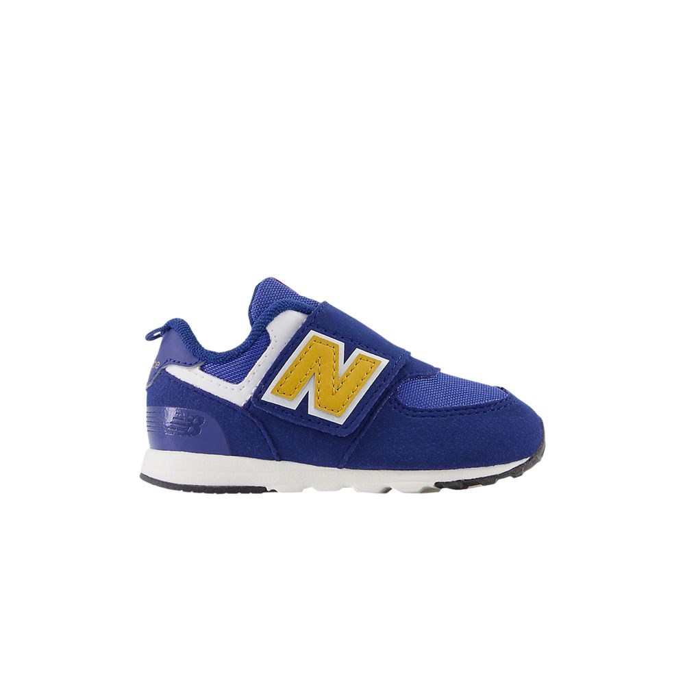 New Balance 574 New-B Hook & Loop Toddler Wide 'Night Sky Gold Fusion' | Blue | Infant Size 6