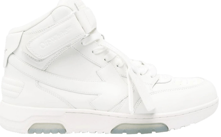 Off White Out of Office Mid White Clear Sole