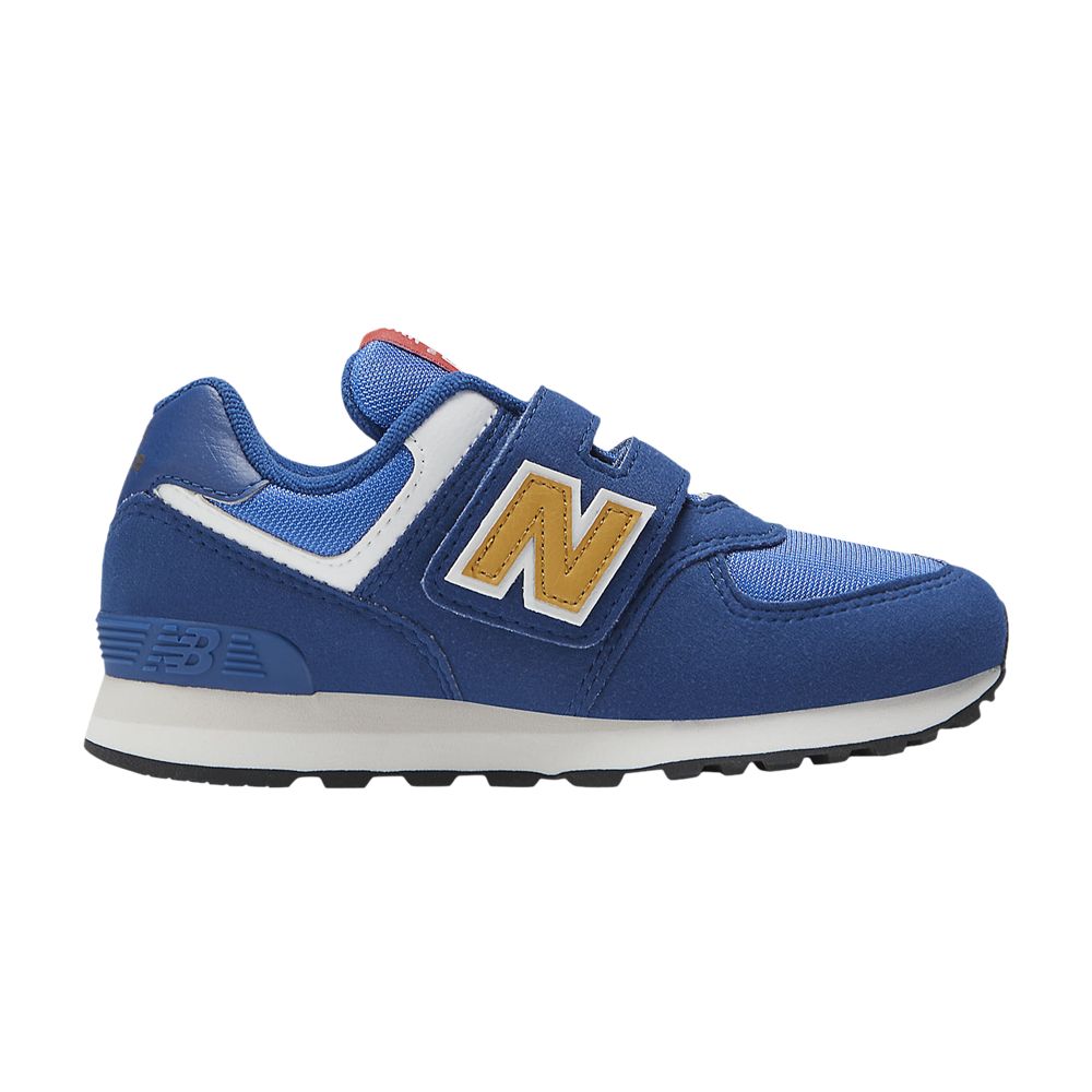 Pre-owned New Balance 574 Hook & Loop Little Kid Wide 'night Sky Gold Fusion' | Blue | Kid's Size 3