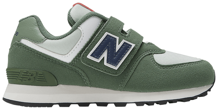 New Balance 574 Hook  Loop Little Kid Wide Nori