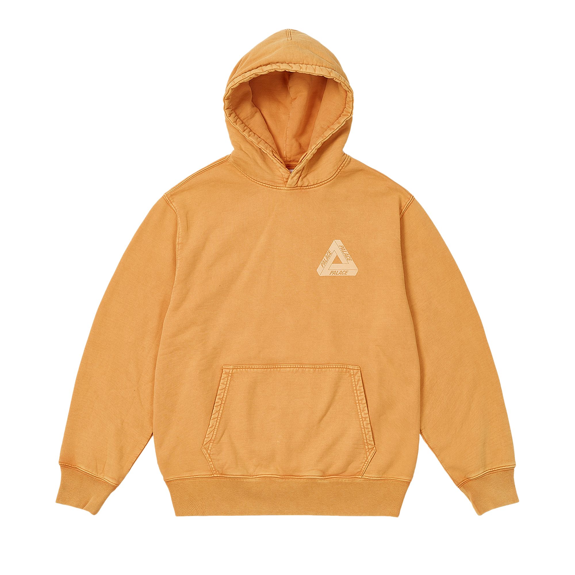 Pre-owned Palace Washed Out Tri-ferg Hood 'orange' | Men's Size M