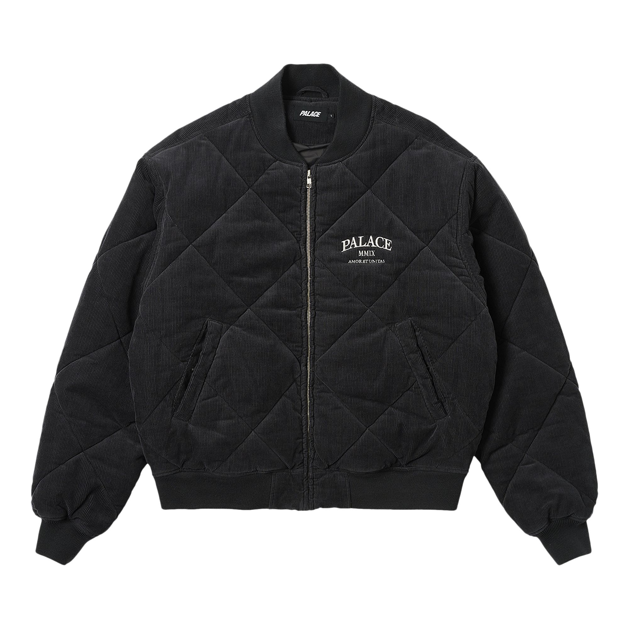 PALACE PALACE QUILTED JACKET 'BLACK' | MEN'S SIZE L
