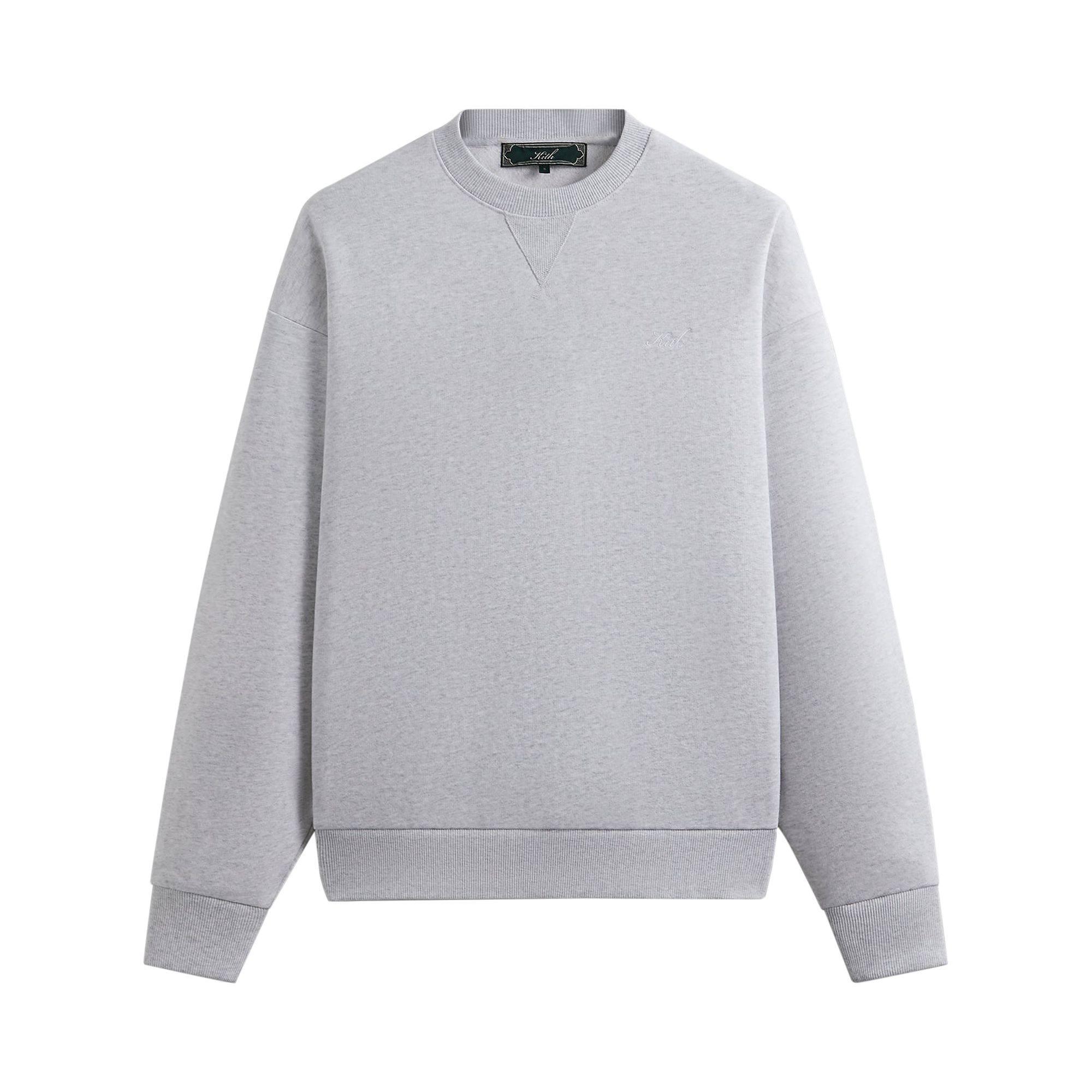 Pre-owned Kith Paisley Nelson Crewneck 'light Heather Grey' | Men's Size Xs In Gray