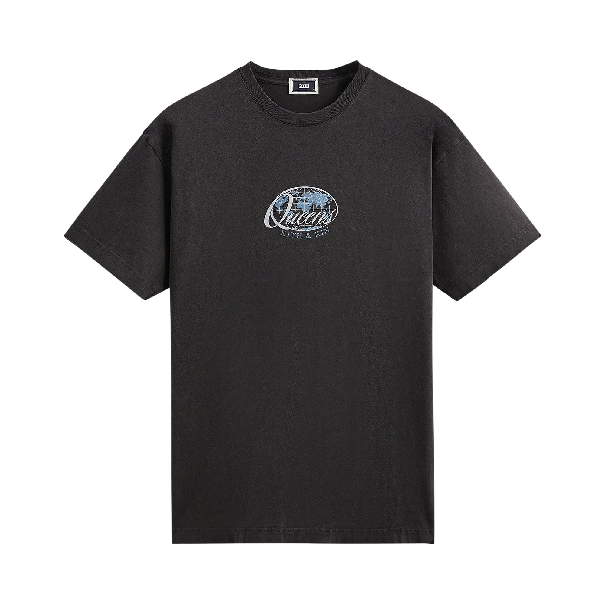 Pre-owned Kith Queens Vintage Tee 'black' | Men's Size Xl