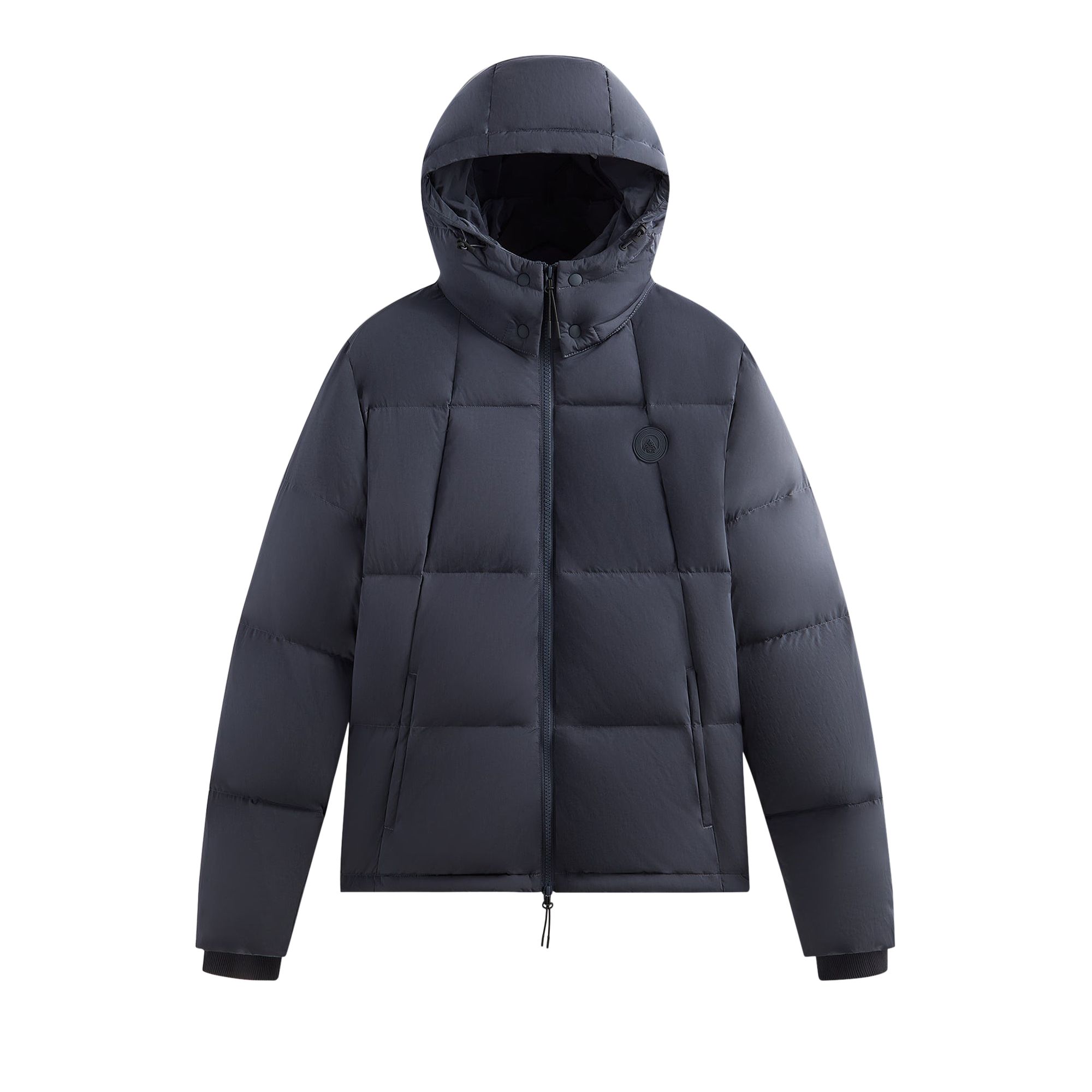 Kith Wrinkle Nylon Midi Puffer 'Torpedo' | Blue | Men's Size S