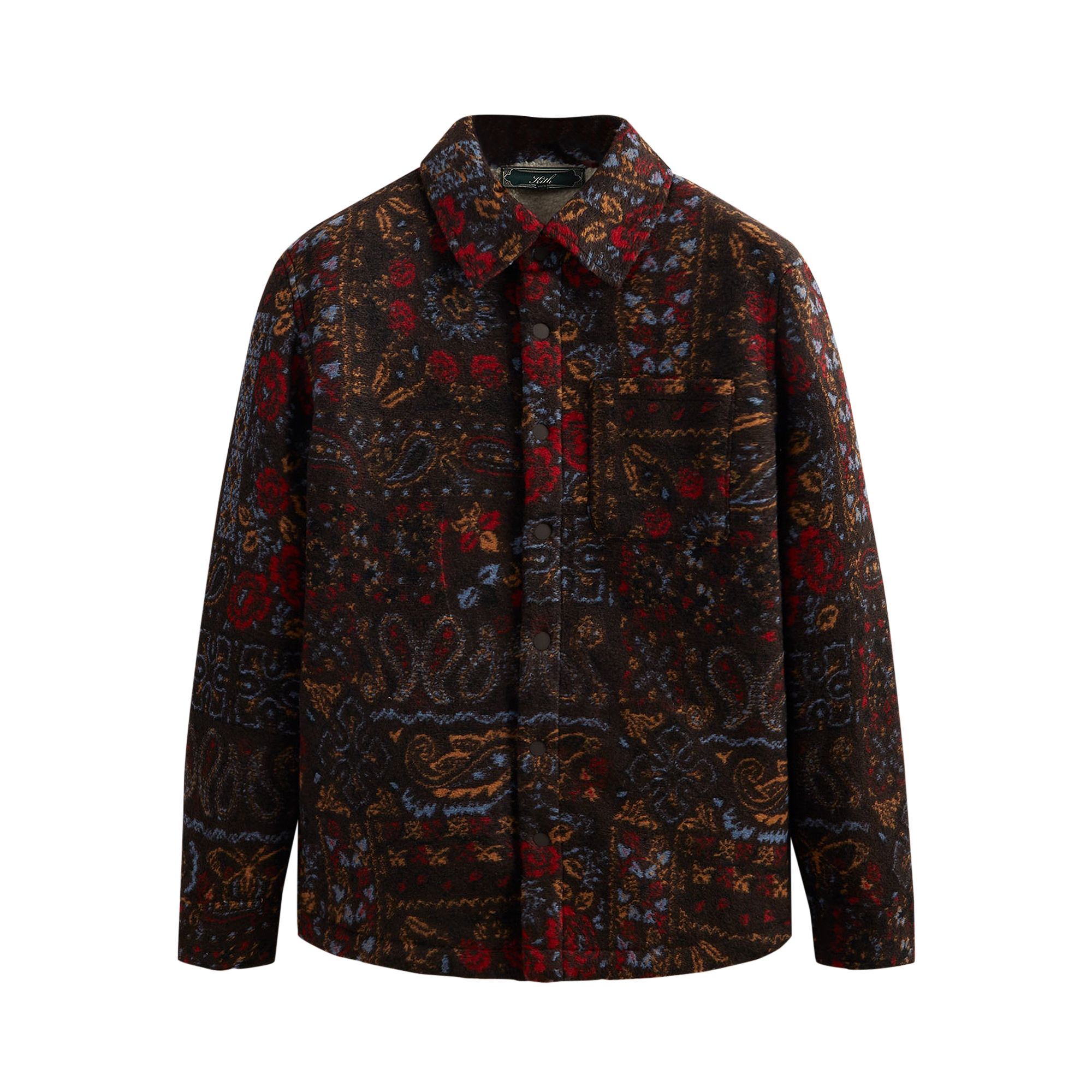 Kith Paisley Sheridan Shirt Jacket 'Kindling' | Multi-Color | Men's Size S
