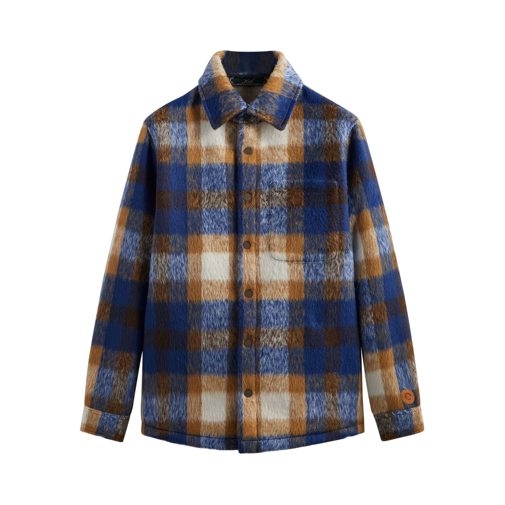 Kith Check Sheridan Shirt Jacket 'Equilibrium' | Multi-Color | Men's Size XL