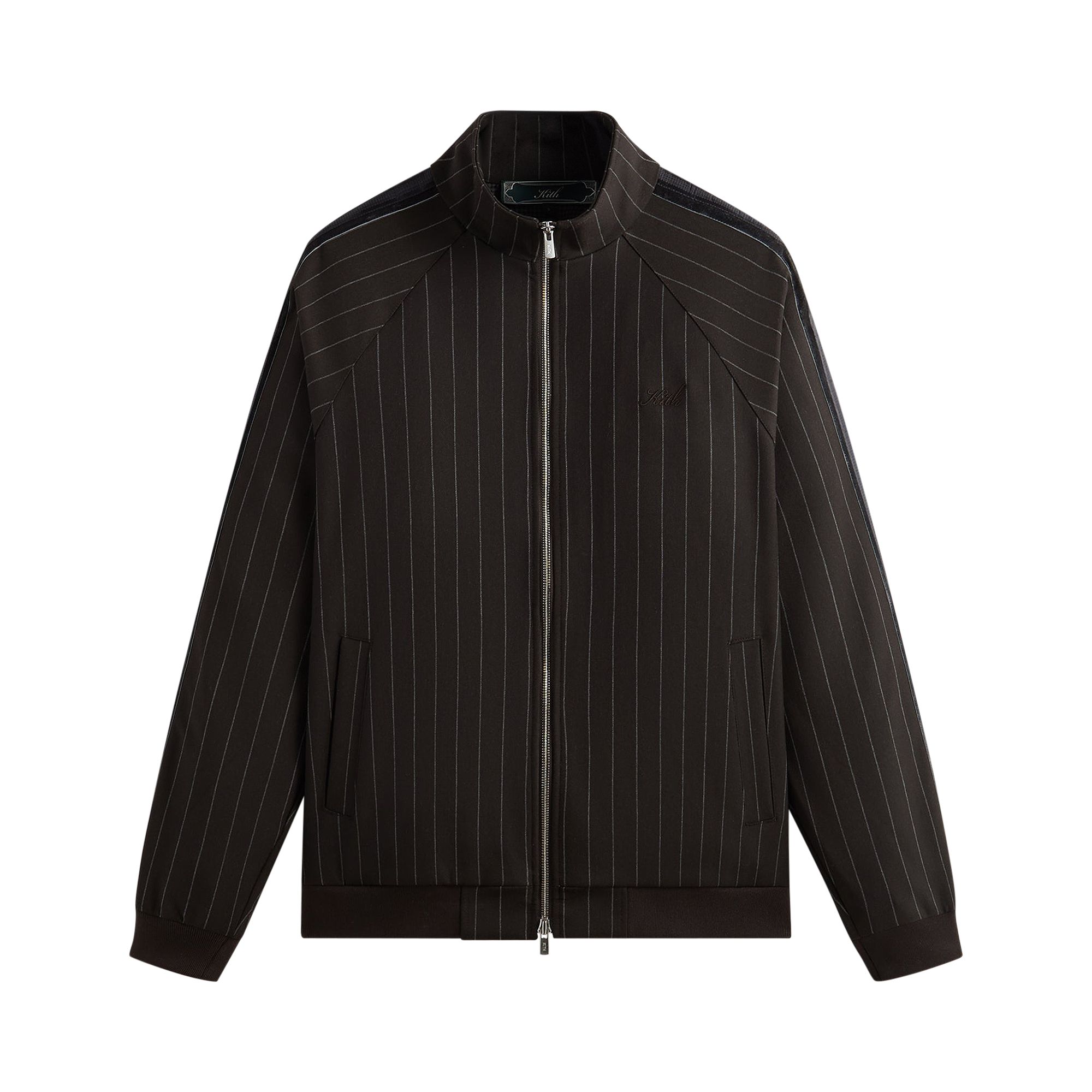 Kith Double Weave Clifton Track Jacket 'Kindling' | Black | Men's Size S