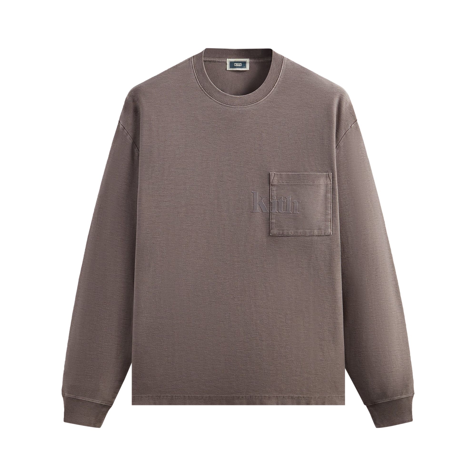 Kith Long-Sleeve Quinn Tee 'Dash' | Purple | Men's Size L