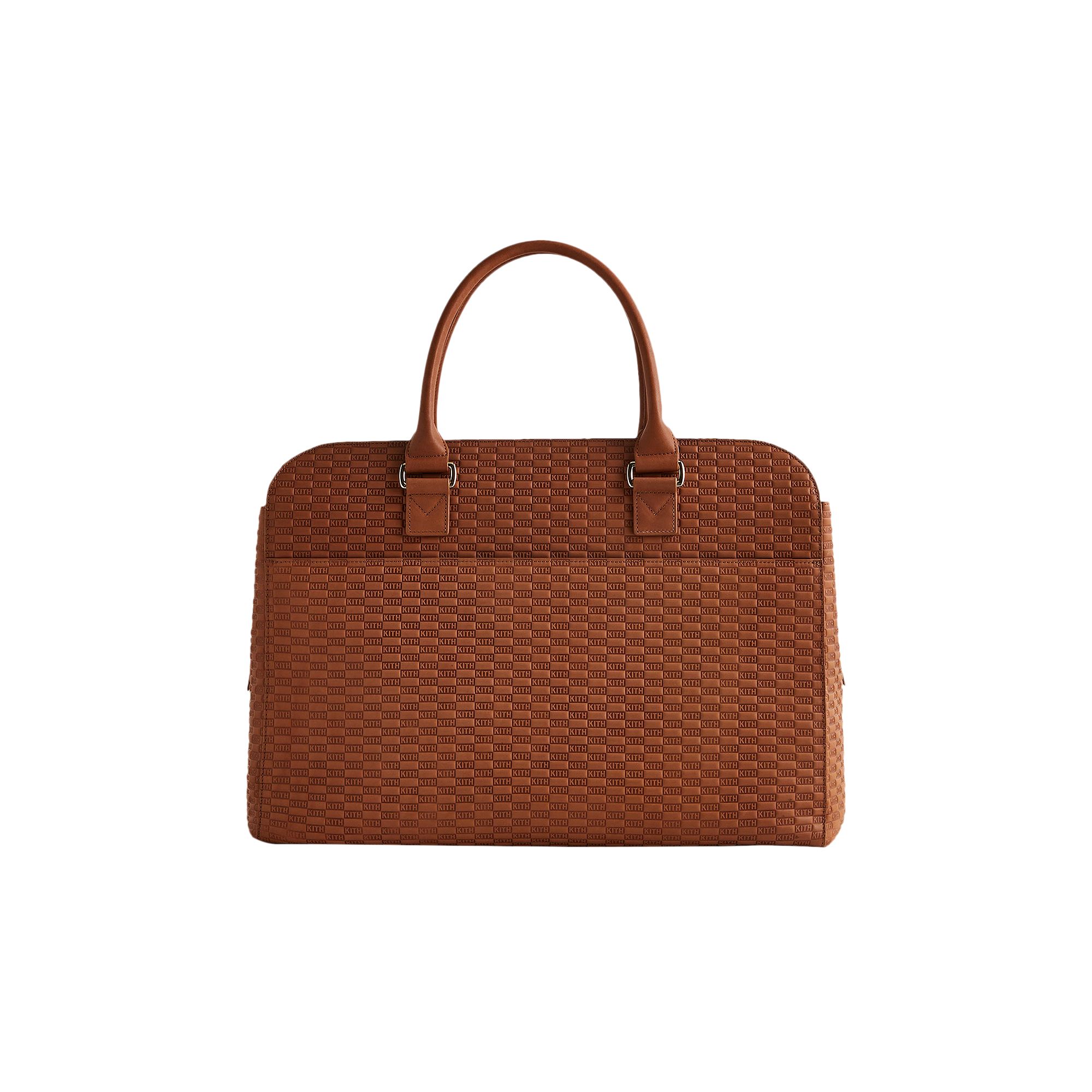 Pre-owned Kith Document Bag 'parchment' In Orange