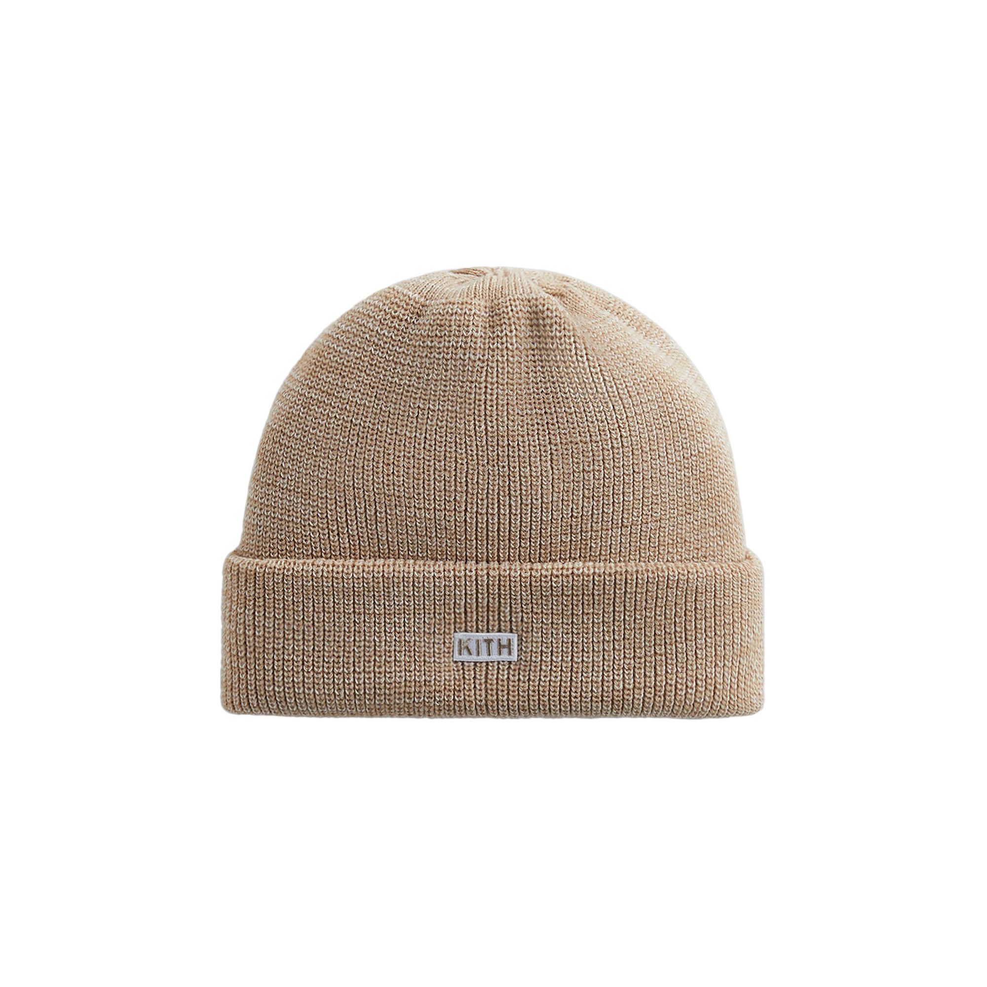Pre-owned Kith Classic Beanie 'heather Oatmeal' | Cream | Men's Size Onesize
