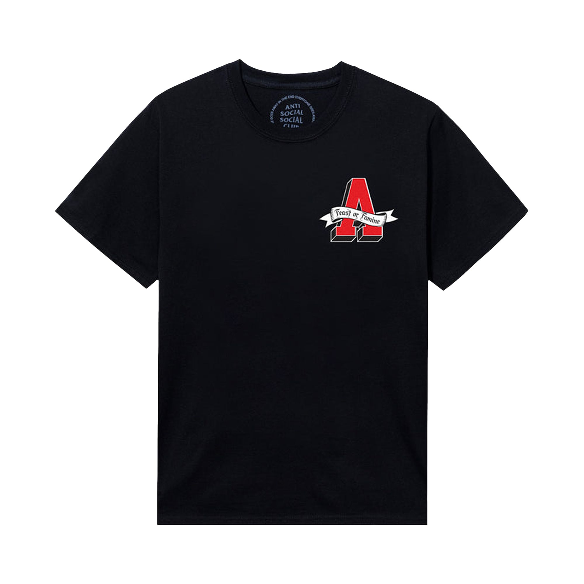 Anti Social Social Club x 2 Tone Easy A Tee 'Black' | Men's Size 2XL