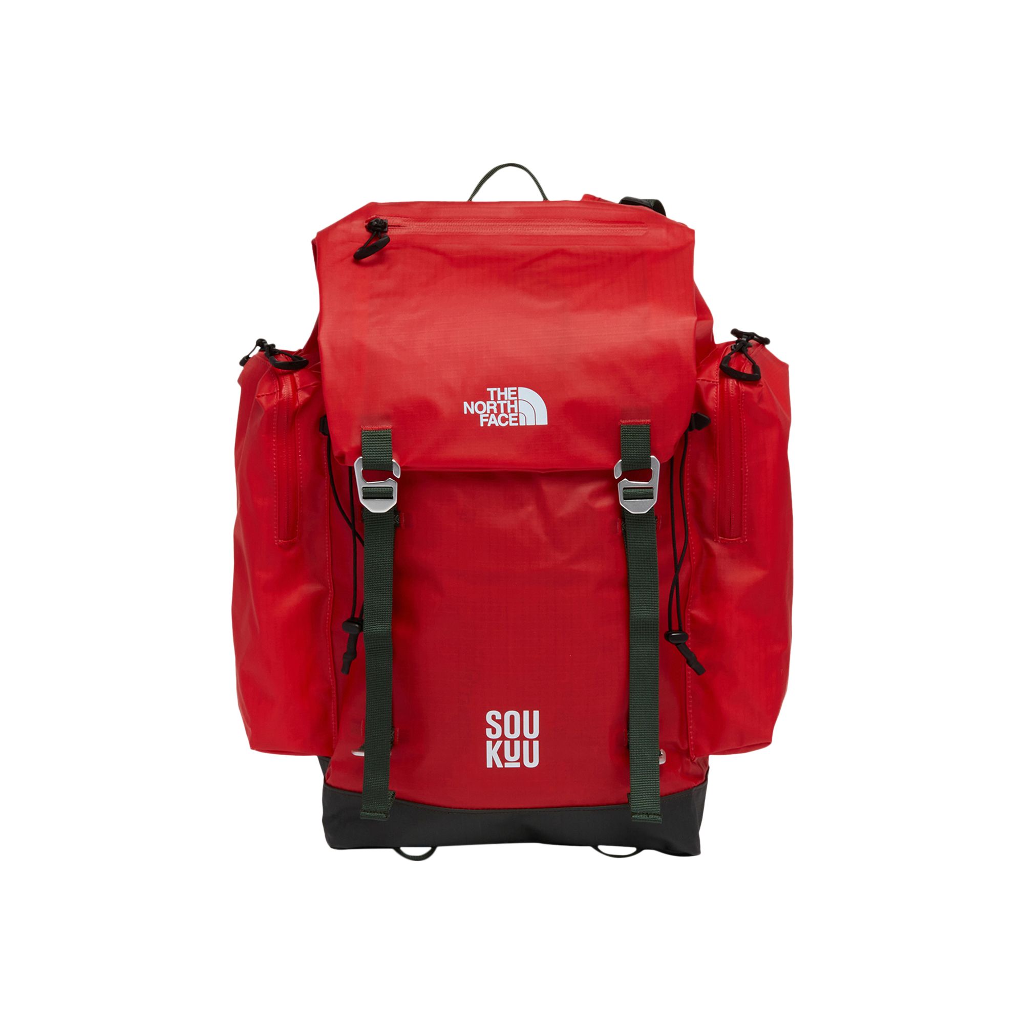 Pre-owned The North Face X Undercover Soukuu Backpack 'dark Cedar Green/high Risk Red'