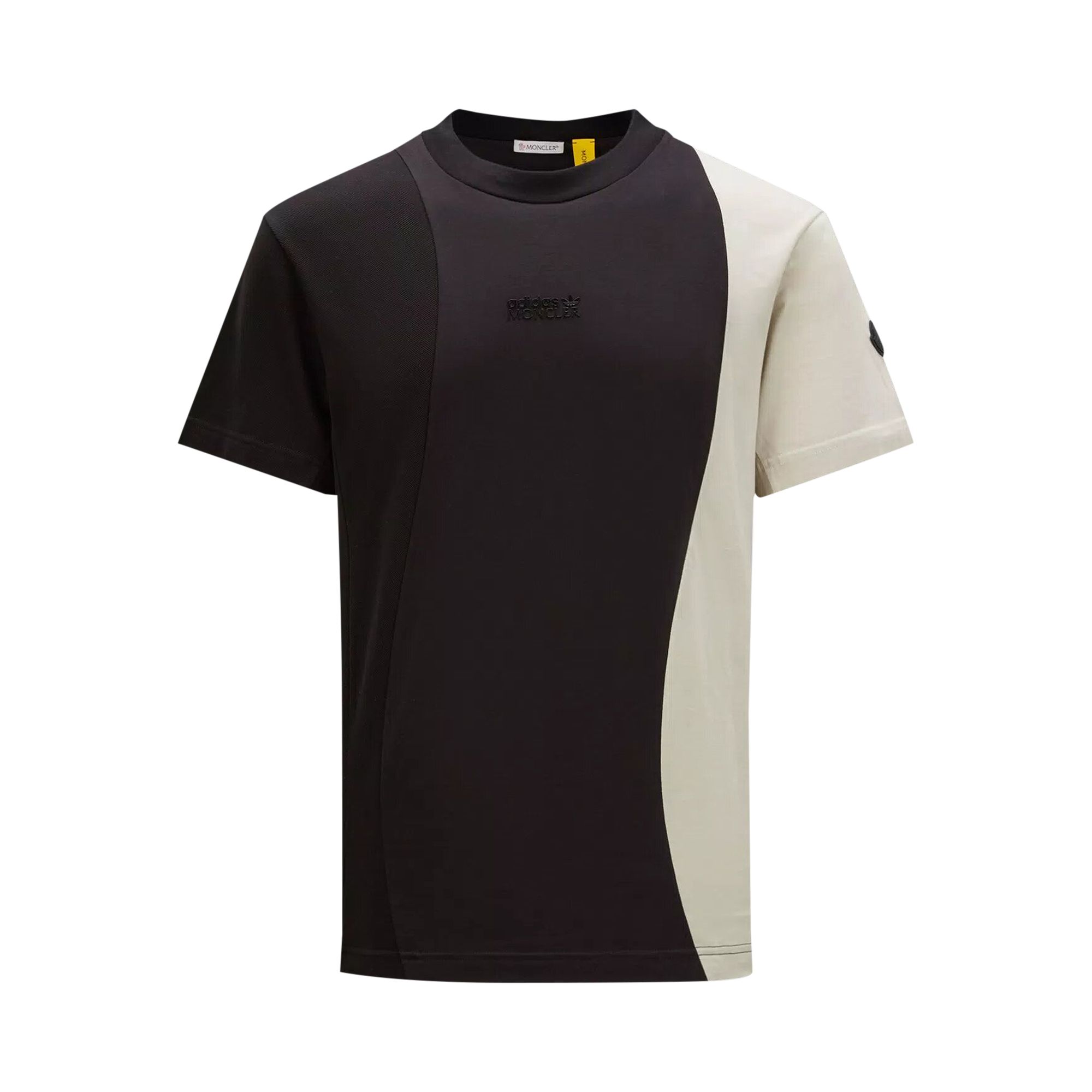 Pre-owned Moncler X Adidas Jersey T-shirt 'black/white'
