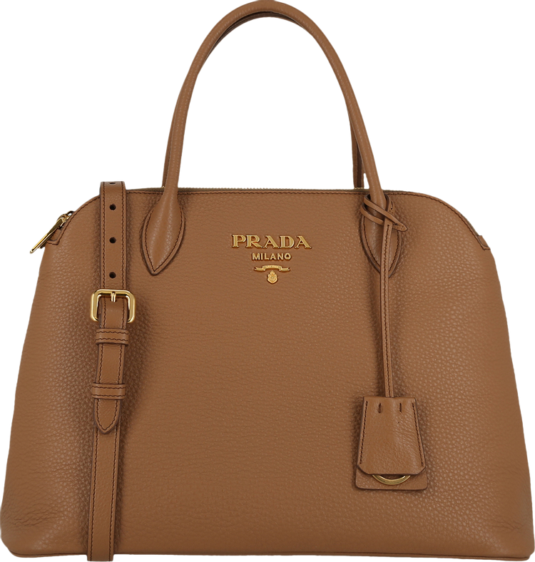 Brushed leather Prada Femme bag