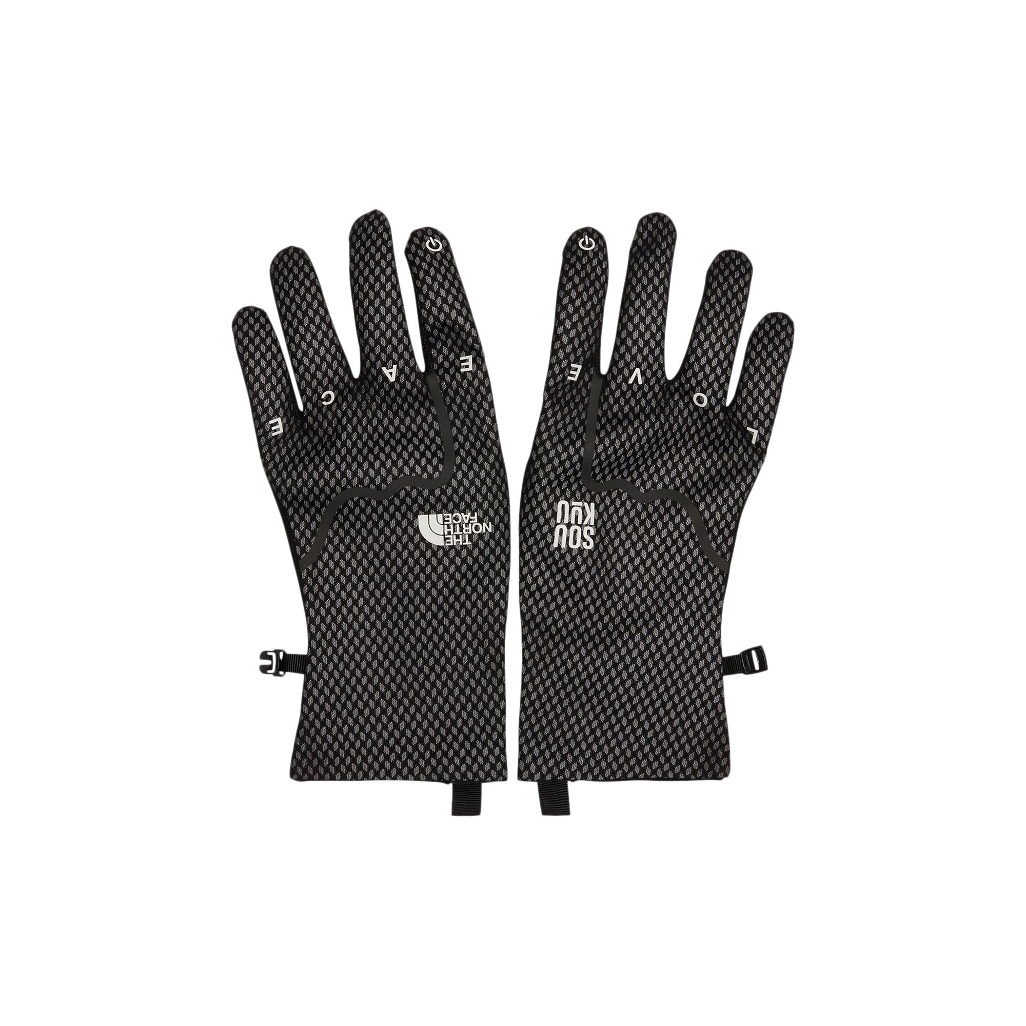 Pre-owned The North Face X Undercover Soukuu E-tip Gloves 'tnf Black/tnf White' | Men's Size M