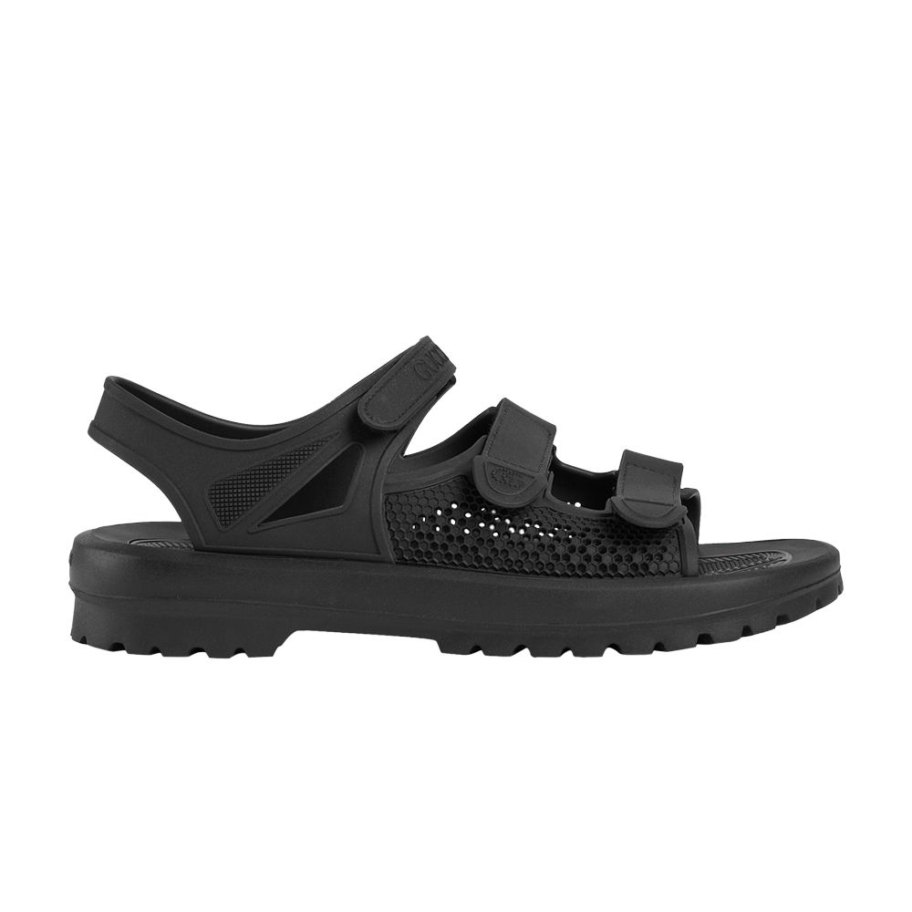 Gucci Velcro Sandal 'Black Honeycomb' | Men's Size 7 - 692415-JFN00-1000