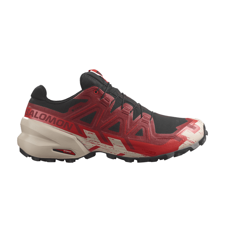 【本物保証】 6 Speedcross Buy GORE-TEX GOAT | L47301800 - Red' Poppy 'Black 靴