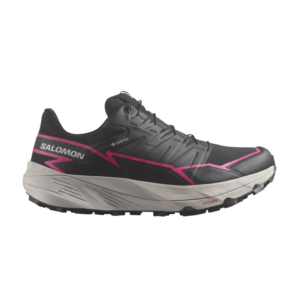 Pre-owned Salomon Wmns Thundercross Gore-tex 'black Pink Glow'