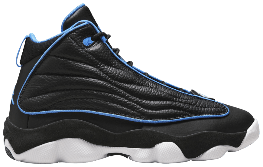 jordan pro strong black university red
