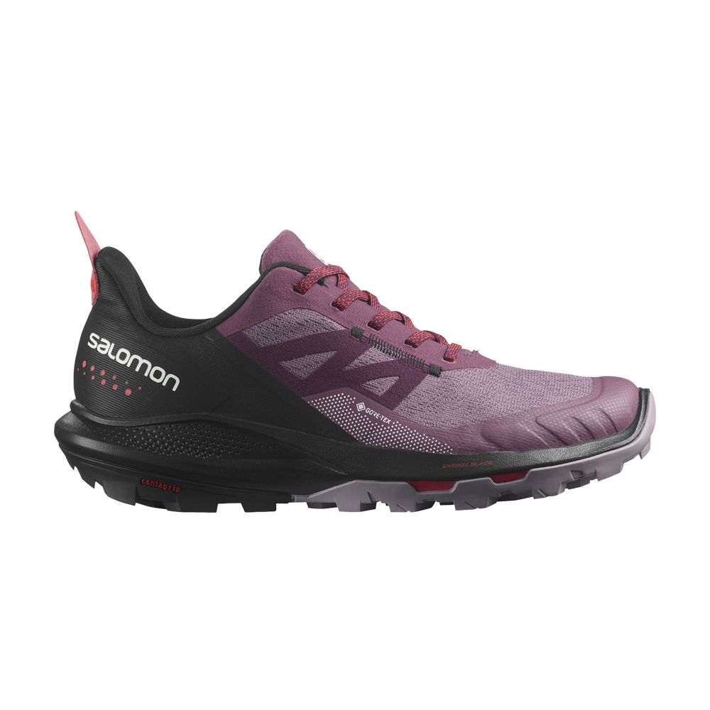 Pre-owned Salomon Wmns Outpulse Gore-tex 'tulipwood Black' In Purple