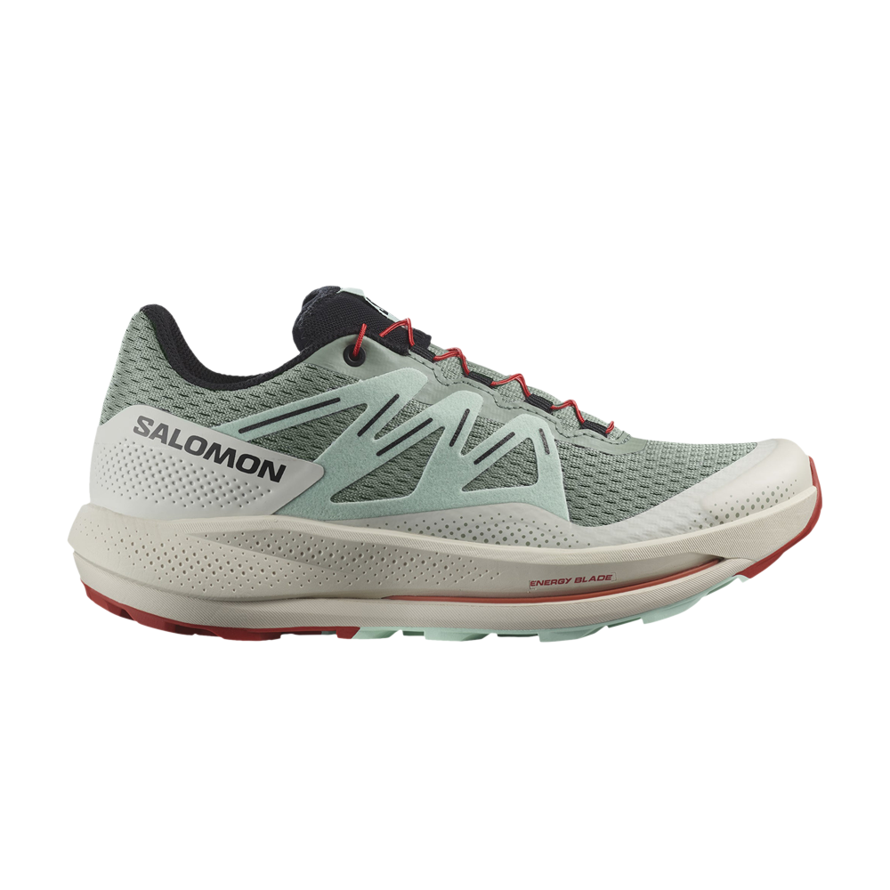 Pre-owned Salomon Wmns Pulsar Trail 'lily Pad Bleached Aqua' In Green