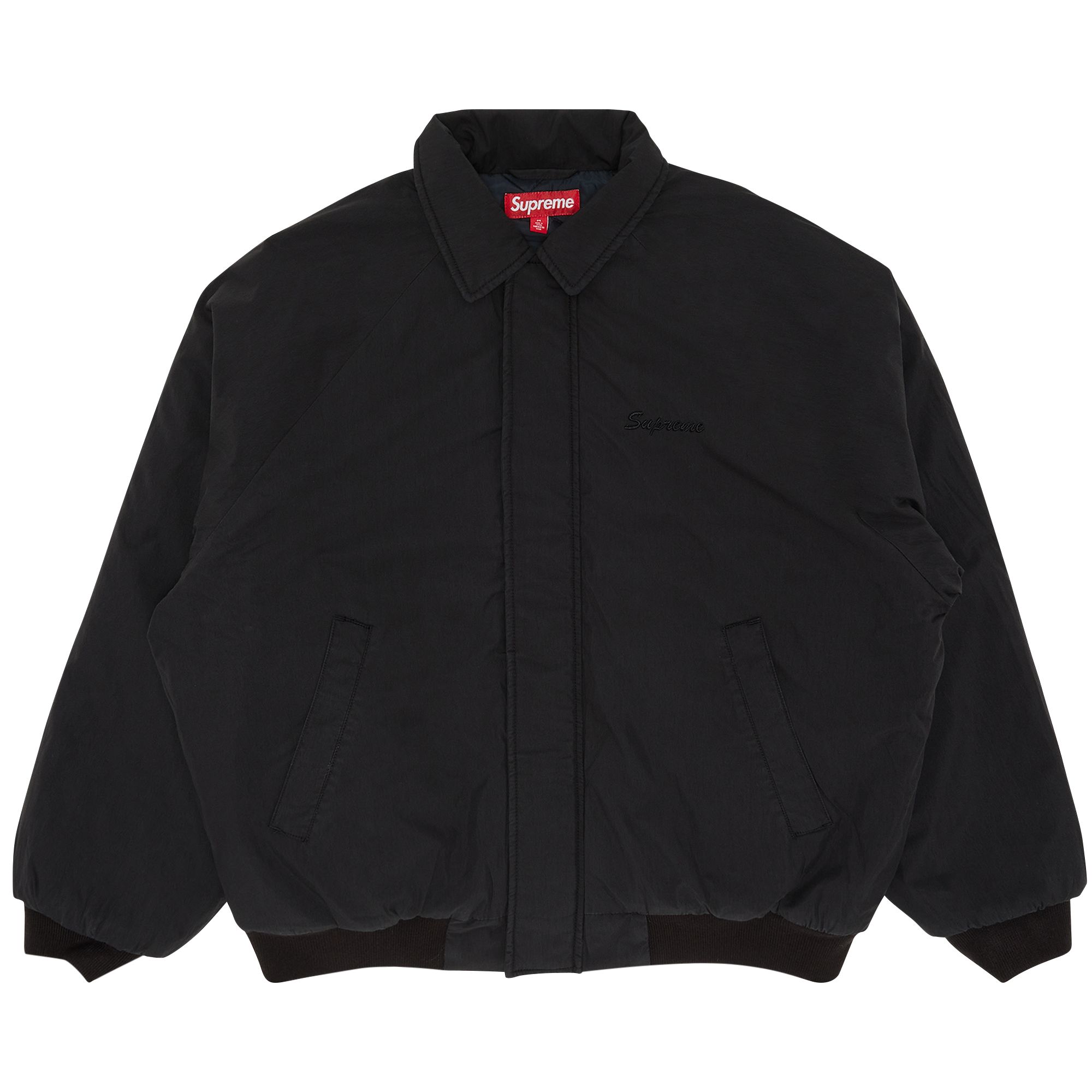 Supreme Peace Embroidered Work Jacket 'Black' | Men's Size S