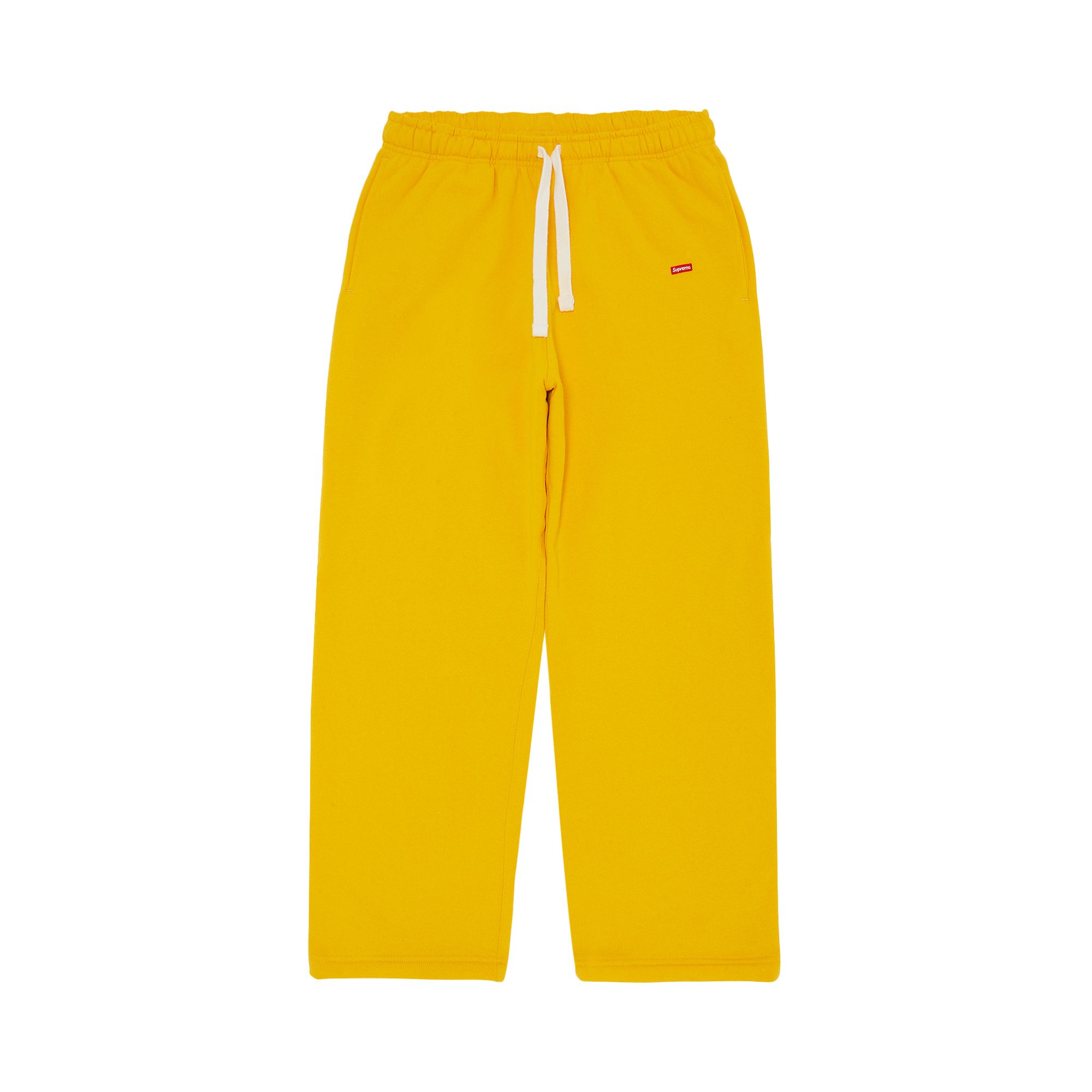 Pre-owned Supreme Small Box Drawcord Sweatpant 'bright Gold' | Men's Size S