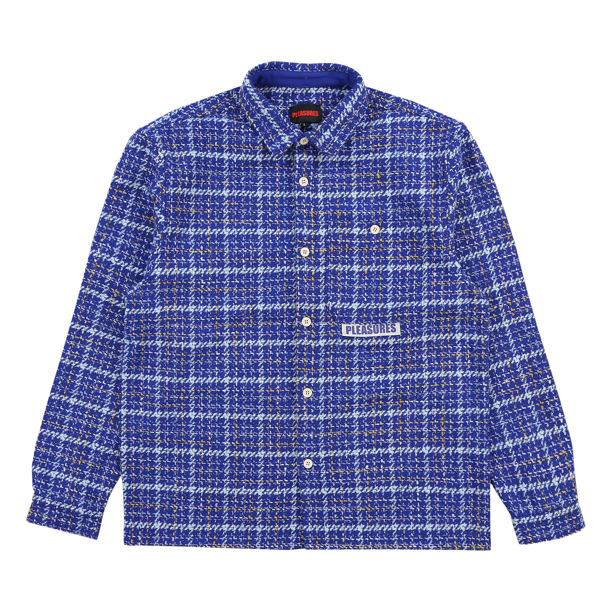 Pre-owned Pleasures Periodic Work Shirt 'blue'