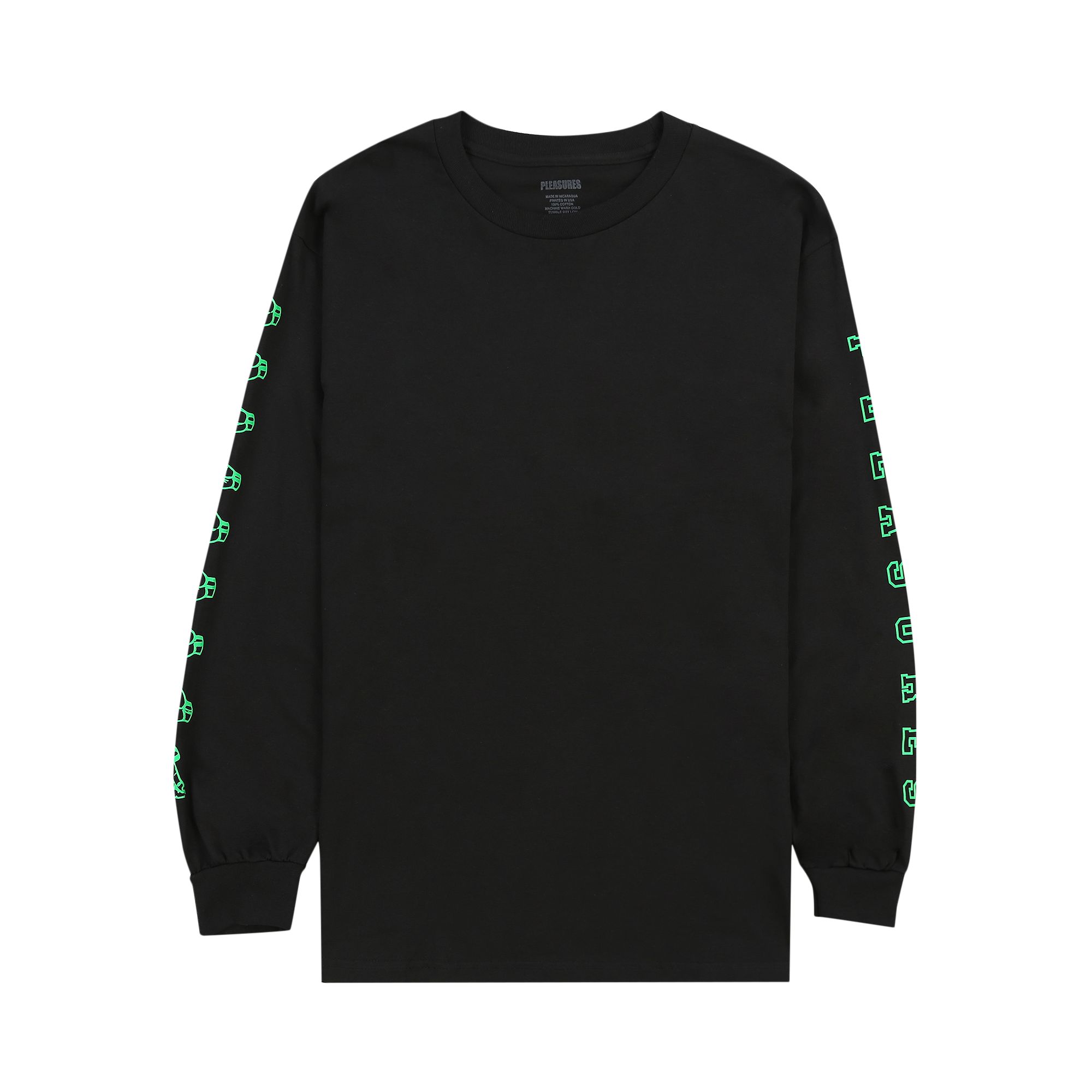 Pleasures Sign Long-Sleeve 'Black' | Men's Size M
