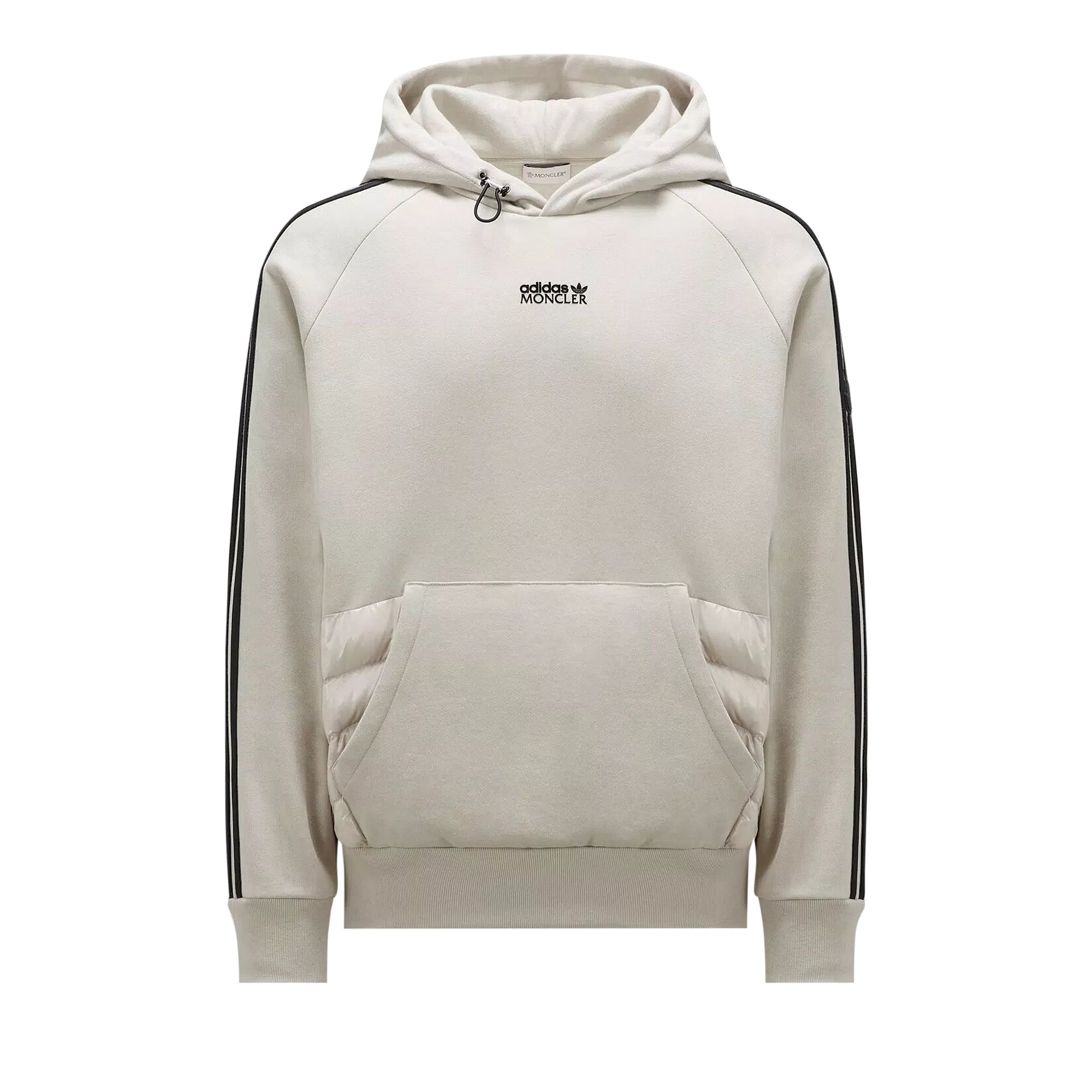 Moncler x adidas Fleece Hoodie 'Stone Grey' | Men's Size XS