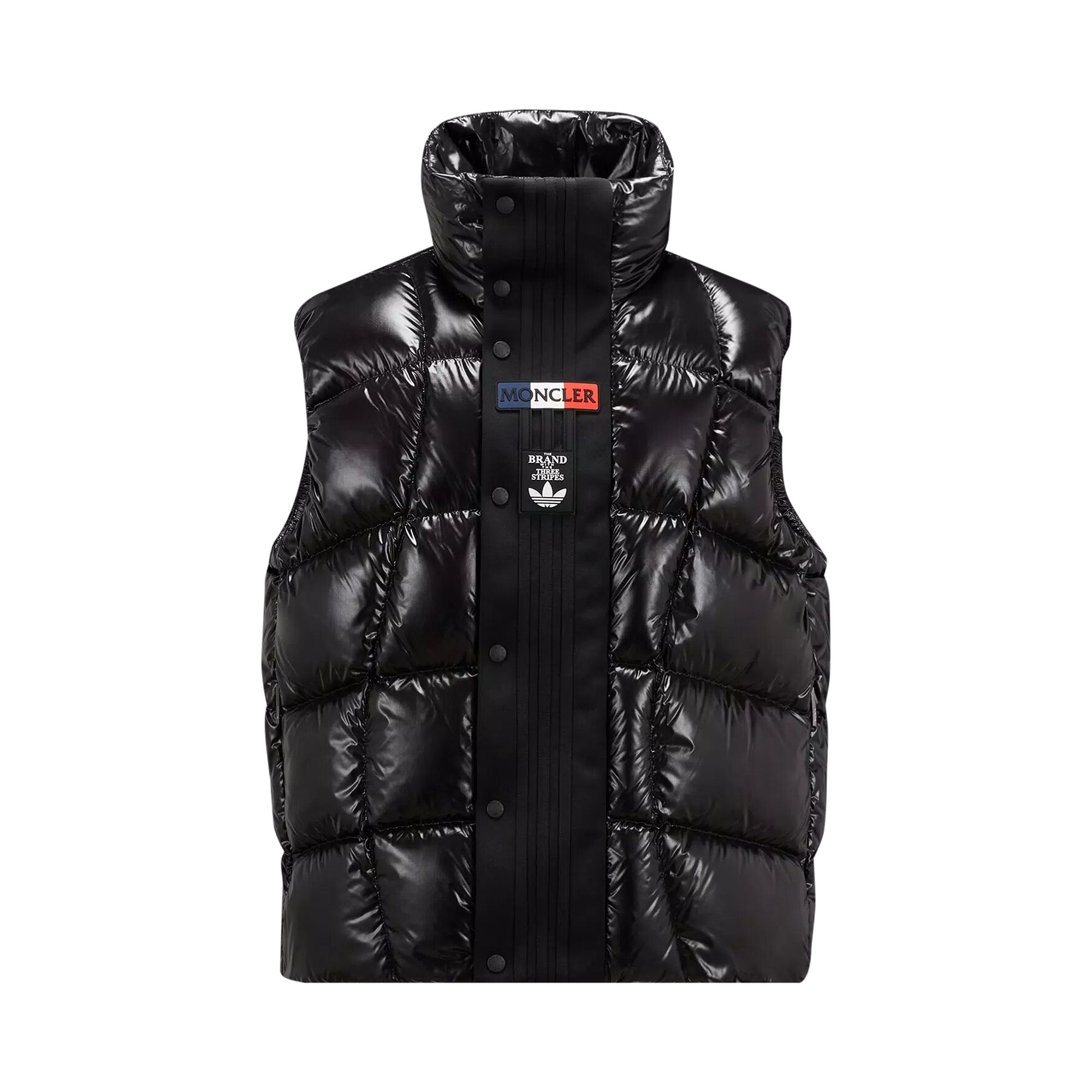 Pre-owned Moncler X Adidas Bozon Down Vest 'black' | Men's Size 3