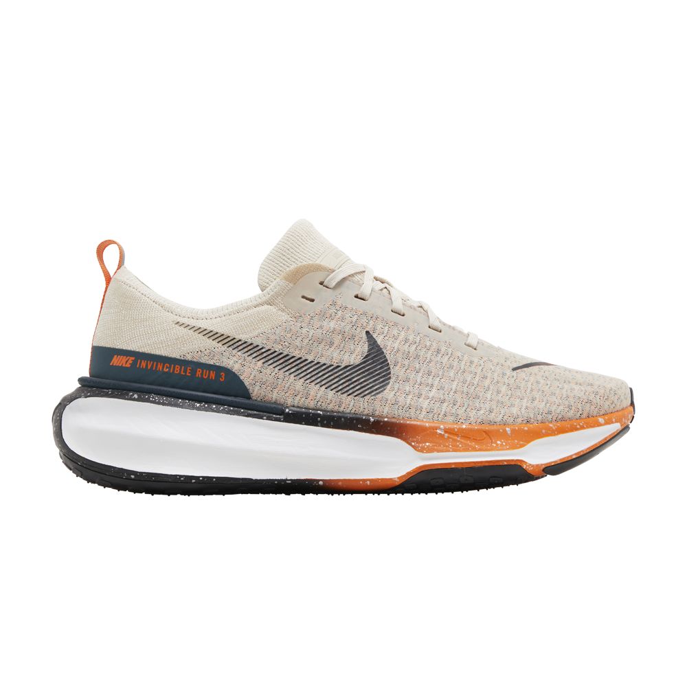 Nike ZoomX Invincible Run Flyknit 3 'Oatmeal Safety Orange' | Cream | Men's Size 12