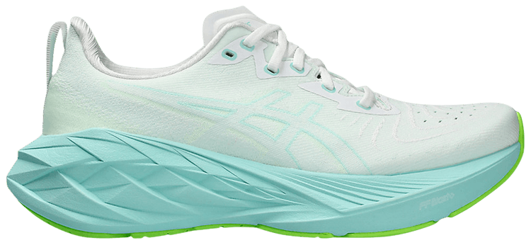 Asics Wmns Novablast 4 White Illuminate Mint