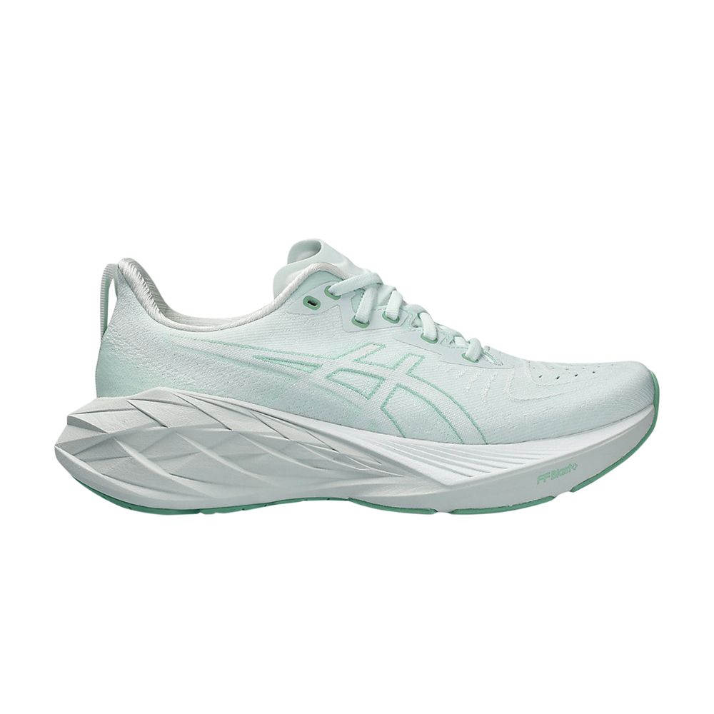 ASICS Wmns Novablast 4 'Pale Mint White' | Blue | Women's Size 7
