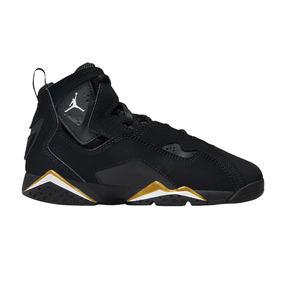 Pre-owned Air Jordan Jordan True Flight Ps 'black Metallic Gold' | Kid's Size 1.5