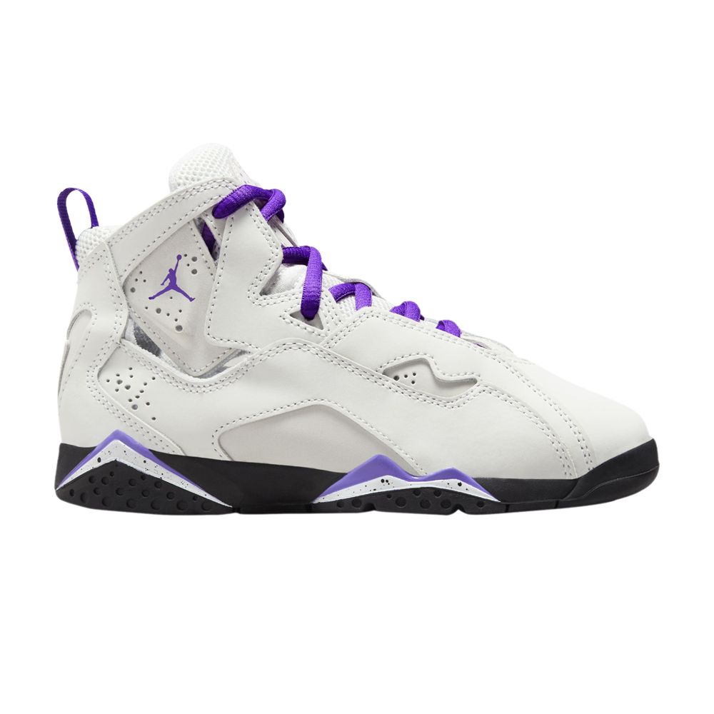Pre-owned Air Jordan Jordan True Flight Ps 'base Grey Purple Venom' | Kid's Size 13