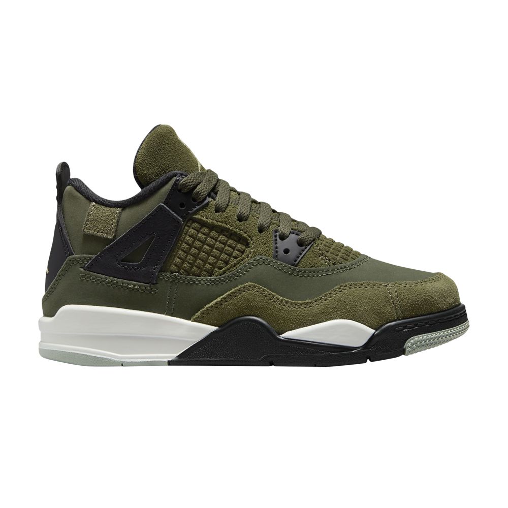 Air Jordan 4 Retro SE Craft PS 'Olive' | Green | Kid's Size 13.5