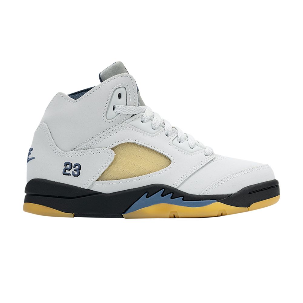 Pre-owned Air Jordan A Ma Maniére X  5 Retro Ps 'dawn' | Grey | Kid's Size 13 In Gray