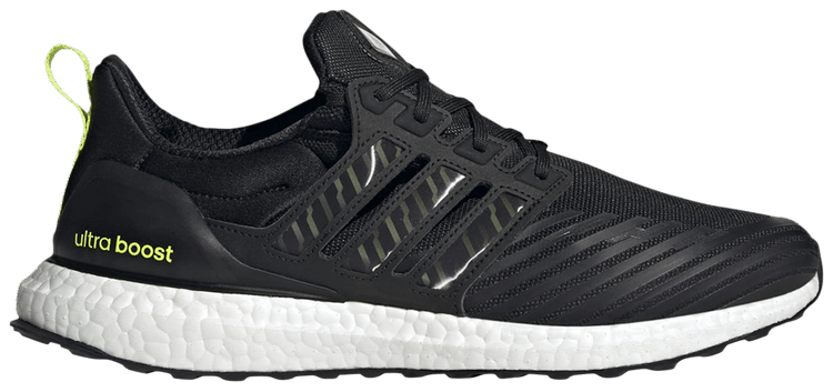 Adidas ultra boost 2025 triple black yellow