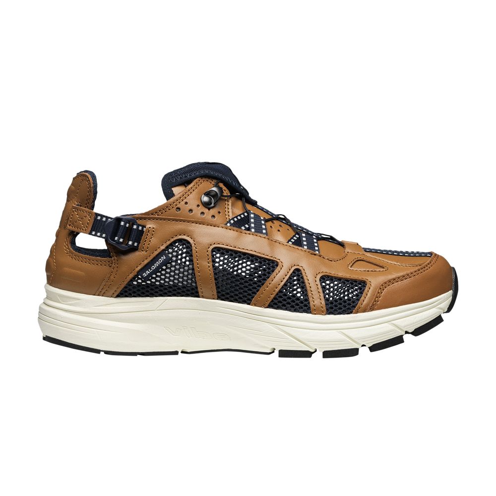 Salomon Techsonic Leather 'Rubber Dark Sapphire' | Brown | Men's Size 8.5