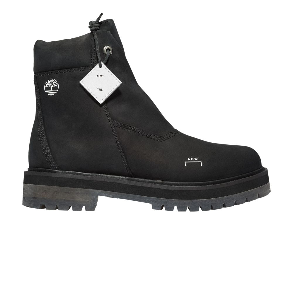 Pre-owned Timberland A-cold-wall* X 6 Inch Side Zip Boot 'jet Black'