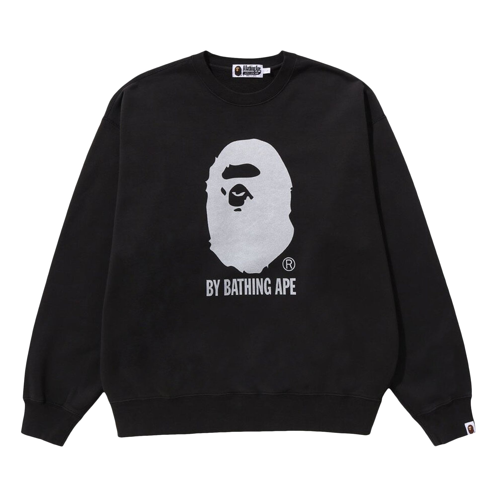 BAPE By Bathing Ape Overdye Crewneck 'Black' | Men's Size S