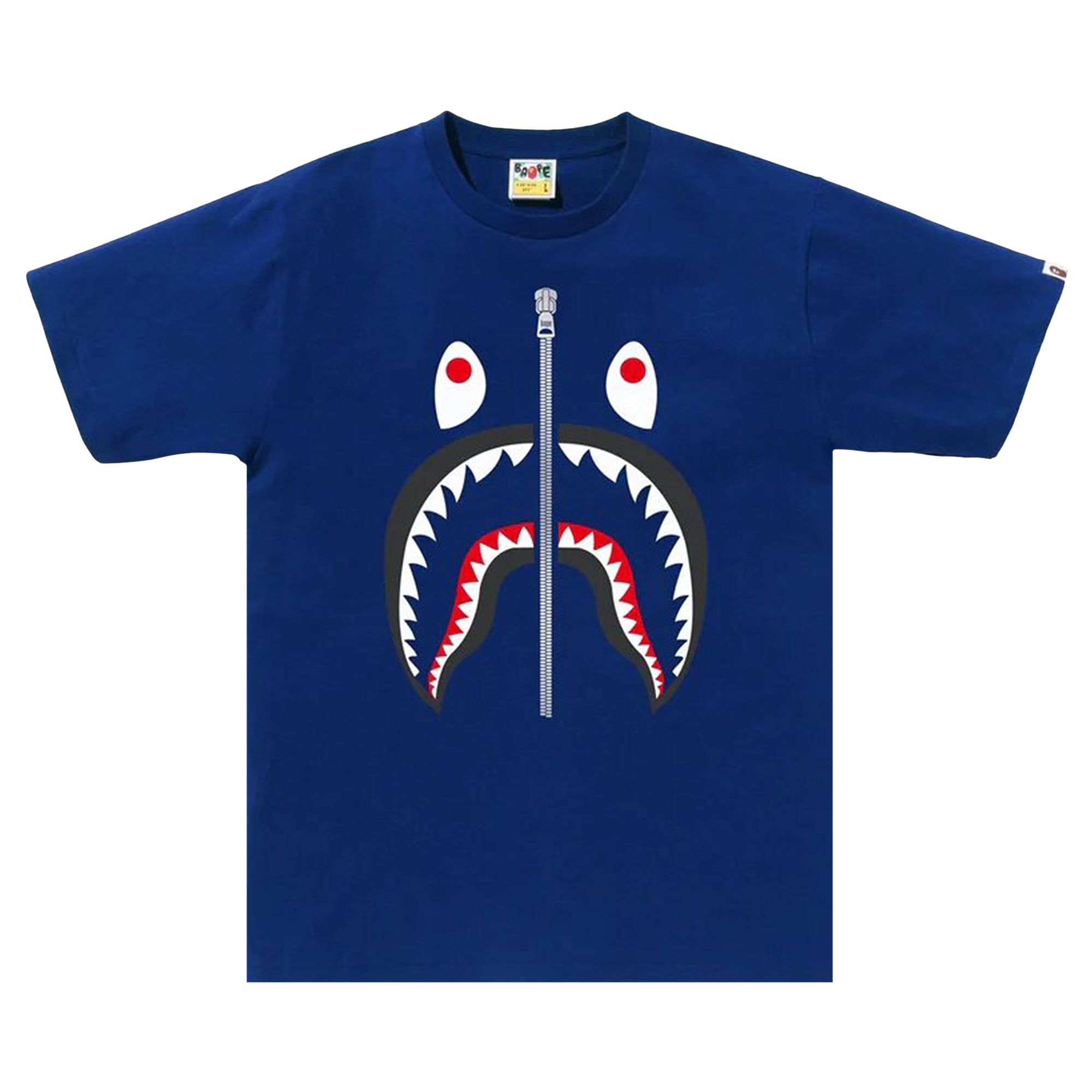 Pre-owned Bape Shark Tee 'blue'