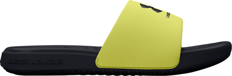 Ansa Fixed Slides 'Black Lime Yellow'