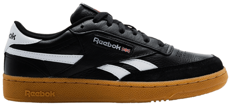 Reebok Club C Revenge Black Gum Suede Toe