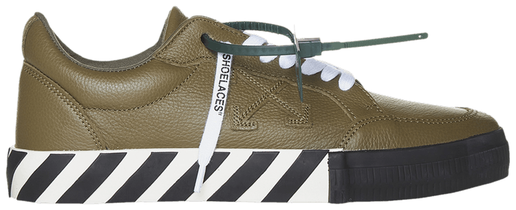 Off White Vulc Sneaker Army Green