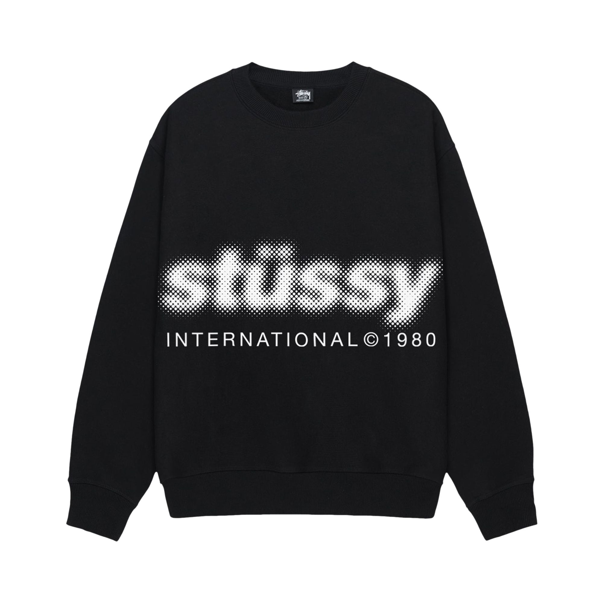 Stussy Blur Crew 'Black' | Men's Size S