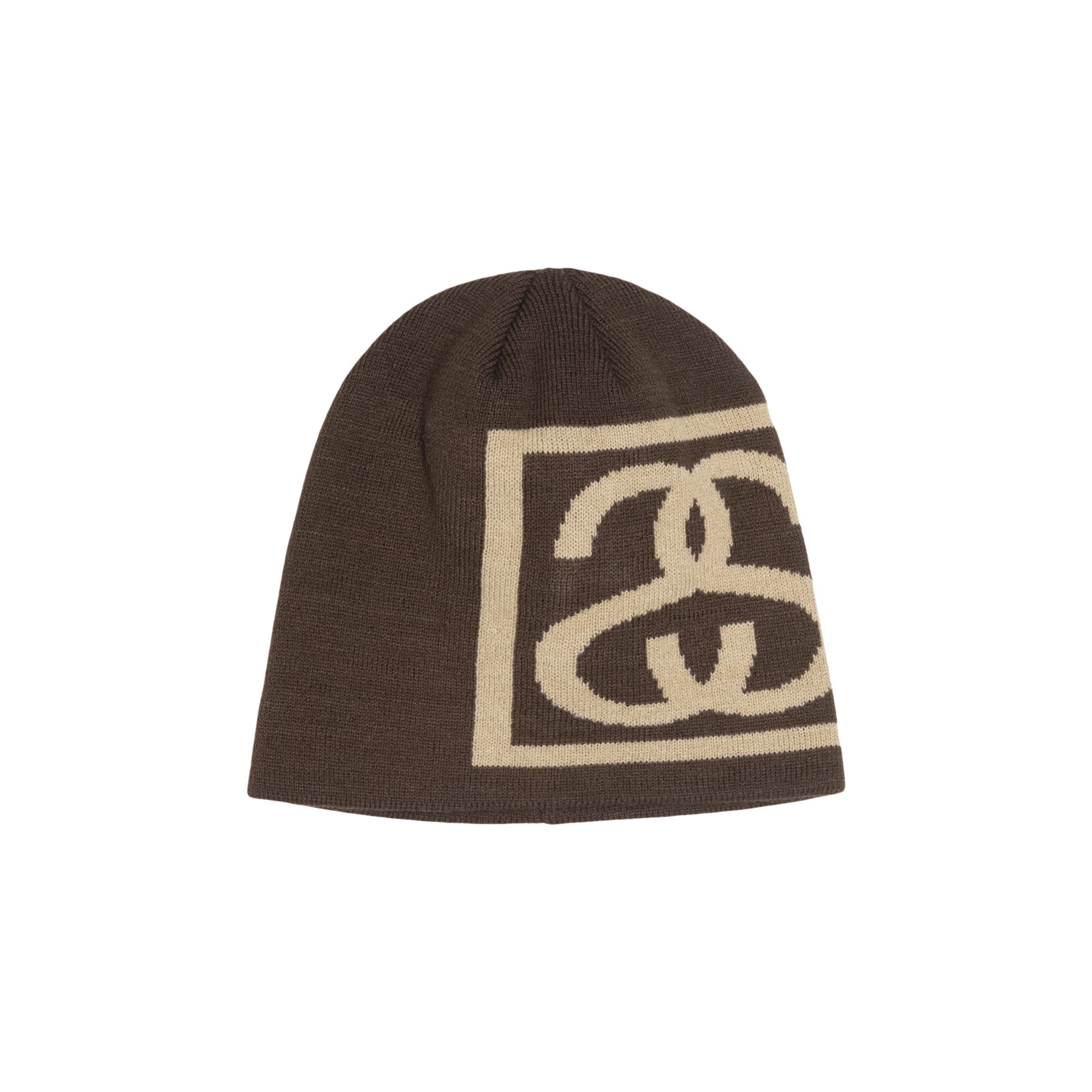 Pre-owned Stussy Ss Link Skullcap 'brown' | Men's Size Onesize