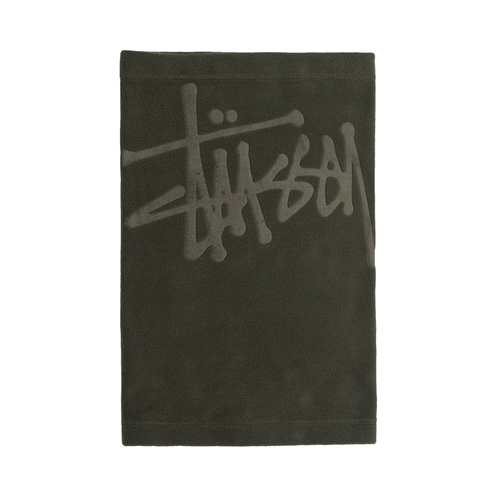 Stussy Polar Fleece Neck Warmer 'Olive' | Green | Men's Size Onesize